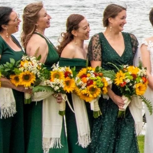 Multi wear floor length tie dress - Picture 2 of 7